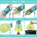 Portable Lightweight Dog Pooper Scooper With Built-in Poop Bag Dispenser Eight-claw Shovel