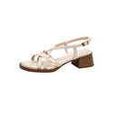 Hand-grabbed cowhide molded sole genuine leather Roman sandals