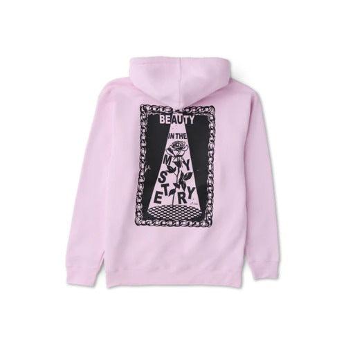 Floral Note Zip Up Grey Heather Hoodie - S