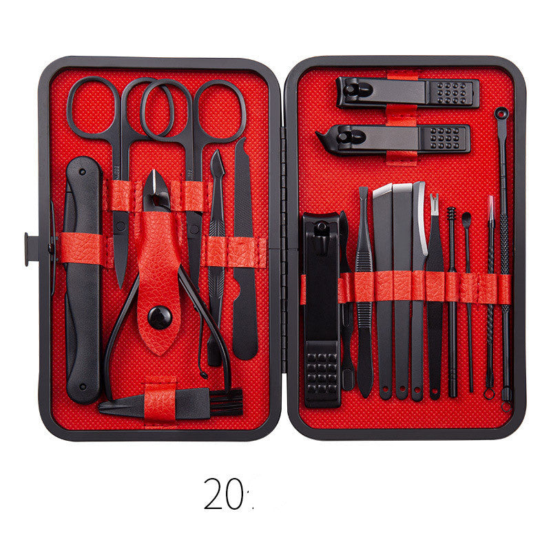 Professional Scissors Nail Clippers Ear Spoon Dead Skin Pliers Nail Cutting Pedicure Knife Trimmers Set