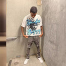 New graphic T-shirt Harajuku High Street y2k top street wear printed top