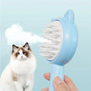 Hair Cleaning With Mist Multifunctional Cat Grooming Rechargeable Self Cleaning Slicker Brush