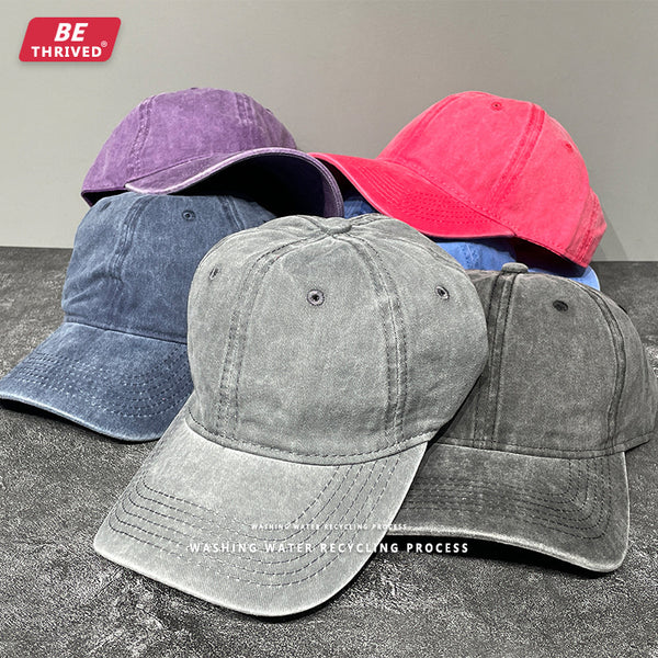 BE Men's New washed and aged hip-hop baseball caps