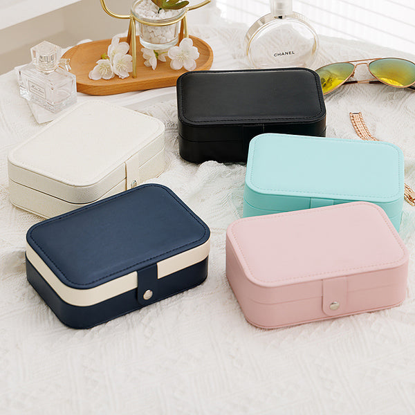 Simple portable jewelry box Travel jewelry storage Bracelet earrings storage jewelry box