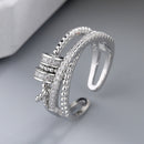 fortune bead index finger ring