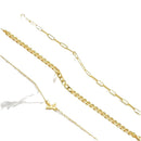 New fashionable and versatile 26-letter bracelet plated with 14K gold, light luxury, stackable bracelet jewelry for women