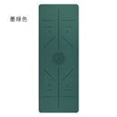 Yoga mat PU rubber luxury mat, women, anti-slip professional fitness mat