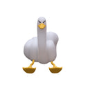 Cross-border Creative Gift Middle Finger Duck Small Night Lamp Rechargeable Dimming Vinyl Little Duck Night Light