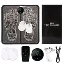 Remote control foot massage treatment EMS multi-function massage pad foot massager