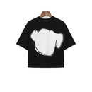 Hip Hop Billionaire cartoon abstract print casual crewneck short sleeve T-shirt for men and women