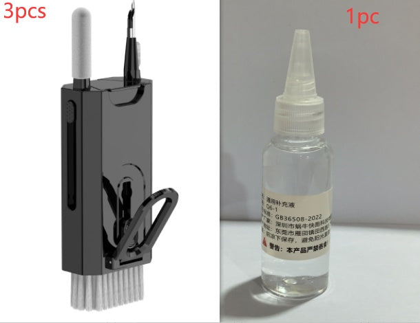 5 In 1 Screen Cleaner Kit Camera Phone Tablet Laptop Screen Cleaning Tools Earphone Cleaning Brush Pen