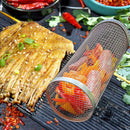 Portable Rolling Grilling BBQ Metal Basket