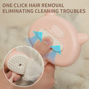 Hair Cleaning With Mist Multifunctional Cat Grooming Rechargeable Self Cleaning Slicker Brush