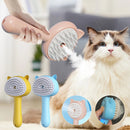 Hair Cleaning With Mist Multifunctional Cat Grooming Rechargeable Self Cleaning Slicker Brush