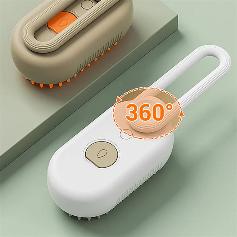Cat Dog Steam Brush 3 In 1 Electric Spray Hair Brushes For Pet Grooming