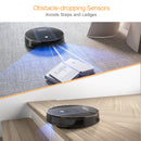 Geek Smart Robot Vacuum Cleaner G6 Plus, Ultra-Thin, 1800Pa Strong Suction, Automatic Self-Charging, Wi-Fi Connectivity, App Control, Custom Cleaning