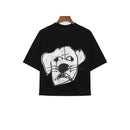Hip Hop Billionaire cartoon abstract print casual crewneck short sleeve T-shirt for men and women