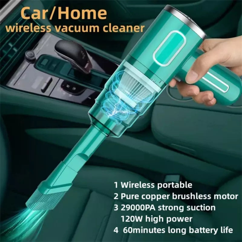 Mini Cordless Portable Rechargeable Hand-Held Vacuum Cleaner Car Auto Home Wireless Handheld