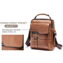Retro Style Fashionable Brown Single Shoulder Backpack, Multiple Compartments, Adjustable Shoulder Strap