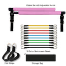 Fitness Yoga Pilates Bar Portable Gym Accessories Sport Elastic Bodybuilding Resistance Bands