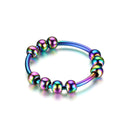 Fashionable, niche, stress-relieving, perfect and rotatable couple tail ring