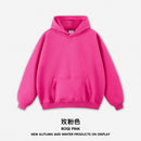 RS men's | autumn and winter hoodie plus fleece hoodie men's American fashion hoodie men's and women's Bajia hoodie