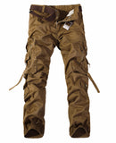 Men's Multi-pocket Cargo Pants Washed Hot Cargo Pants