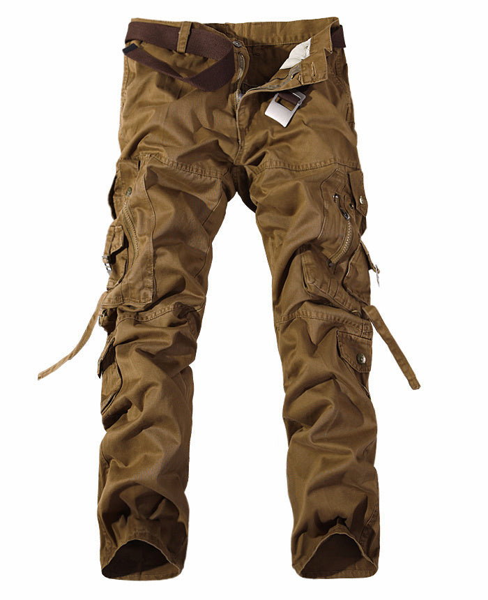 Men's Multi-pocket Cargo Pants Washed Hot Cargo Pants