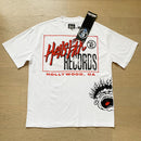 Beauty tide Hell star the same vintage printed top men's and women's casual T-shirt