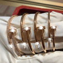 Women's Nail Bracelet Starry Sky Star thick electroplated 8K rose gold fashionable couple bracelet