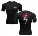 Men's Fitness training sports running breathable quick drying shot sleeve T-shirt