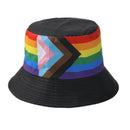 Pride Proud Moon Rainbow Sunshade Fisherman LGBT hat