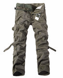 Men's Multi-pocket Cargo Pants Washed Hot Cargo Pants