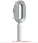 Self Cleaning Hair Brush For Women One-key Cleaning Hair Loss Airbag Hairbrush