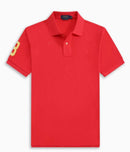 Summer men's loose lapel embroidery cotton short sleeve plus size shirts