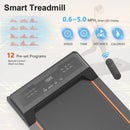Walking Pad Under Desk Treadmill LED Display and Remote Control Portable Treadmill