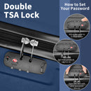 Three In One ABS PC Suitcase 20in 24in 28in Suitcase