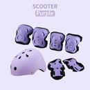 Children's 1-3 years old, 8 safety helmets, knee, elbow pads, protective gear