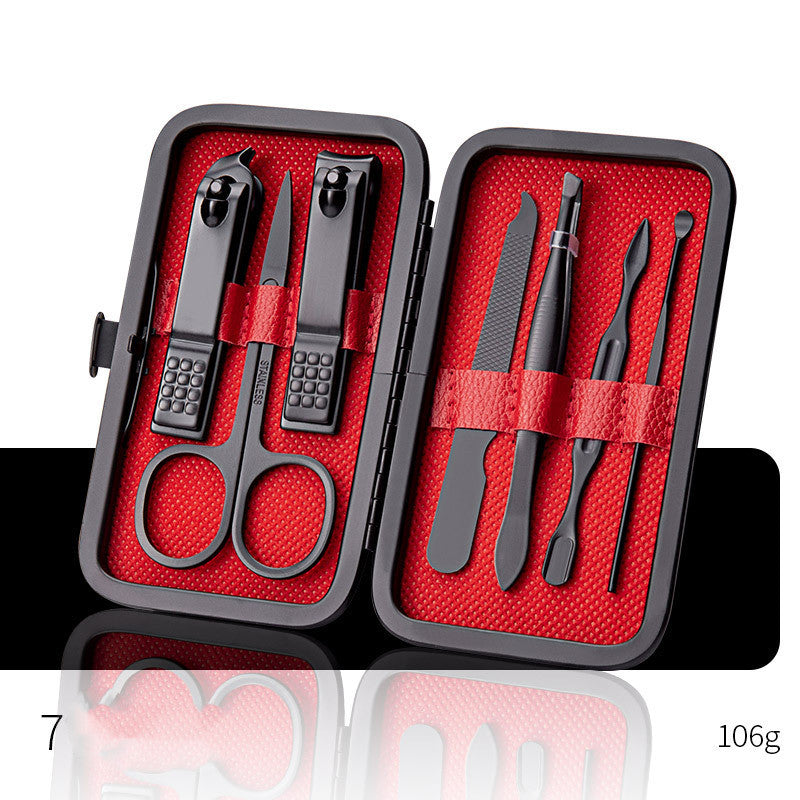 Professional Scissors Nail Clippers Ear Spoon Dead Skin Pliers Nail Cutting Pedicure Knife Trimmers Set