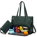 Teilige Lunch-Tragetasche Women's ulated Lunch Box Crossbody Computer Bag
