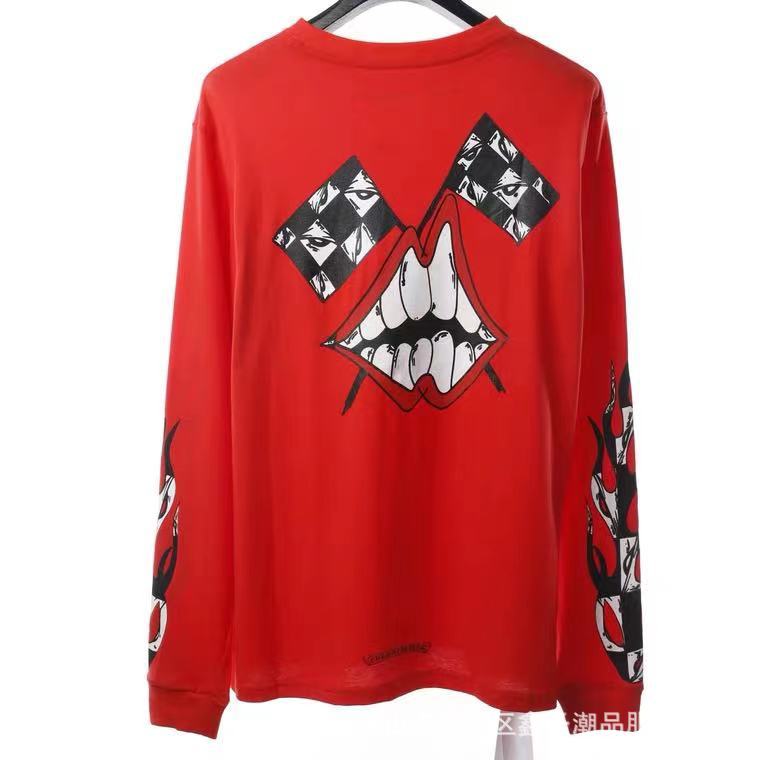 Hipster cartoon alphabet graffiti arm print long sleeve T-shirt