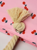 Art Flower Pattern  Waterproof Sand proof Beach Bags For Women