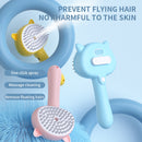 Hair Cleaning With Mist Multifunctional Cat Grooming Rechargeable Self Cleaning Slicker Brush