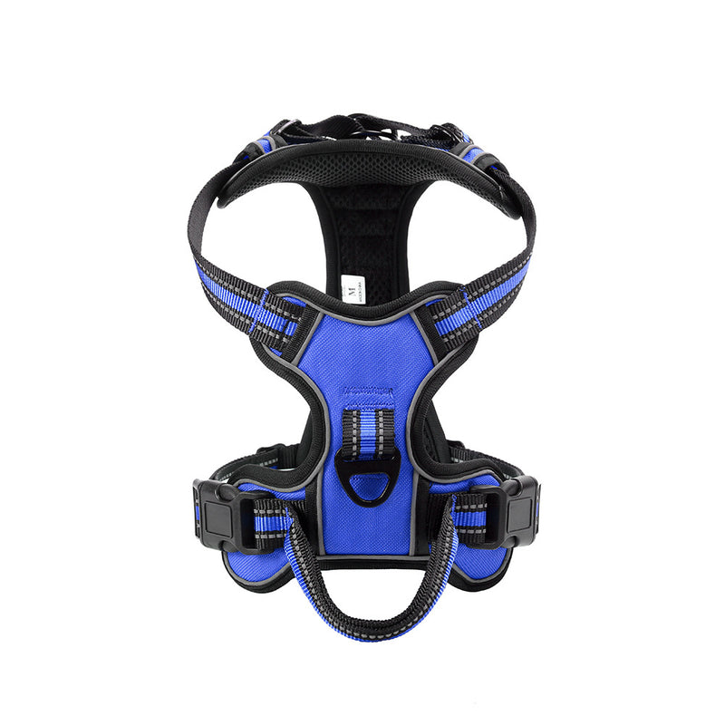 Dog Vest Chest and Back Breathable Reflective strap leash