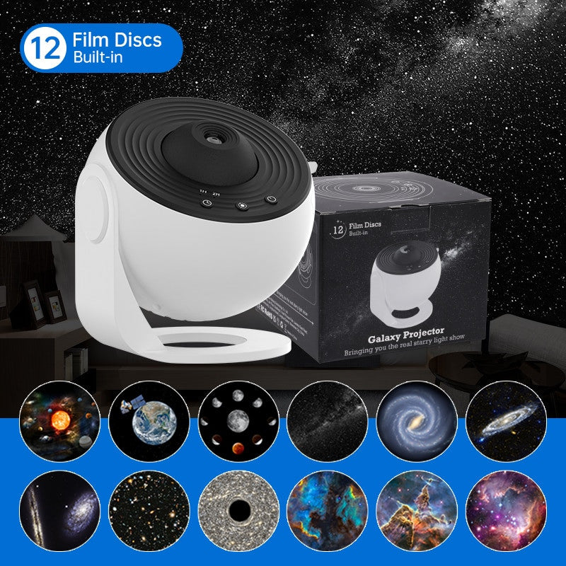 360° Rotate Night Light Galaxy Projector