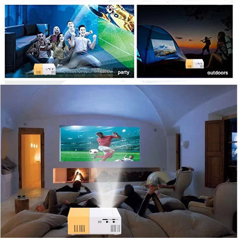 YG300 Mini Portable Home Theater Projector