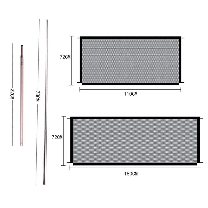 Portable Kids Pet Barrier Fence Folding Gate