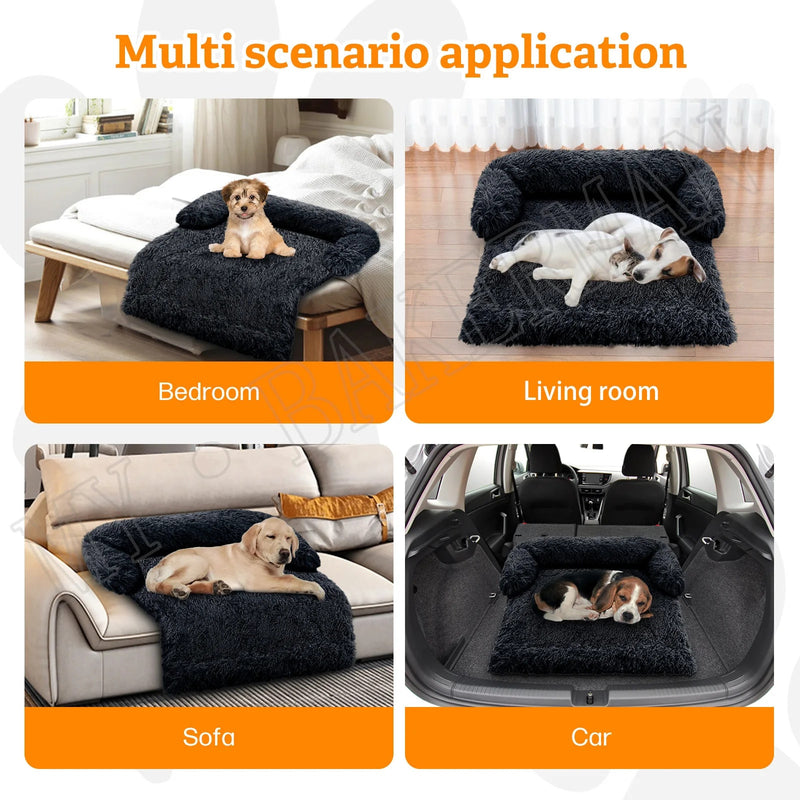 Dog Soft Washable Blanket Sofa Bed