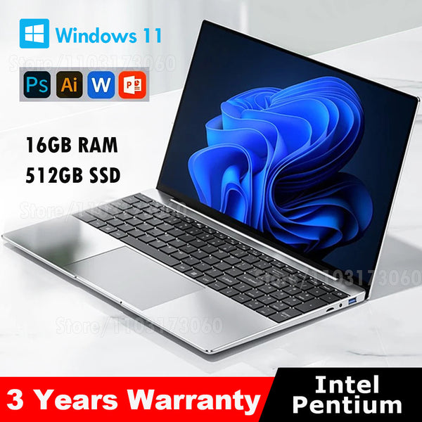 Windows 11 Intel Pentium N3700 Laptop