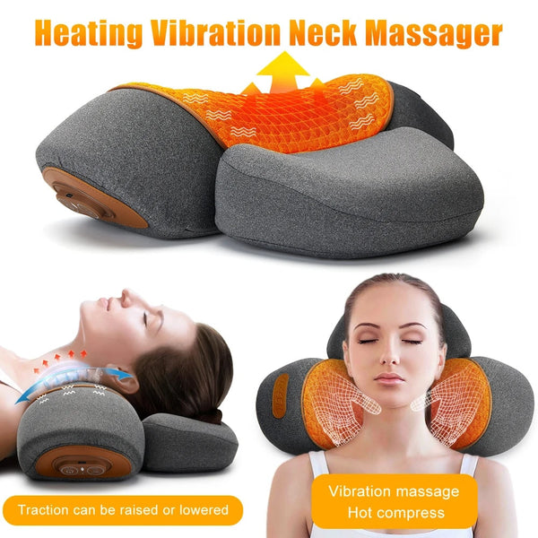 Electric Cervical Pillow Hot Massager